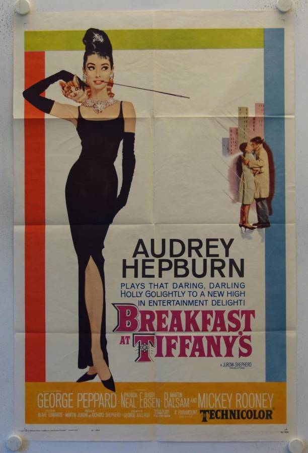 Frühstück bei Tiffany originales US Onesheet Filmplakat